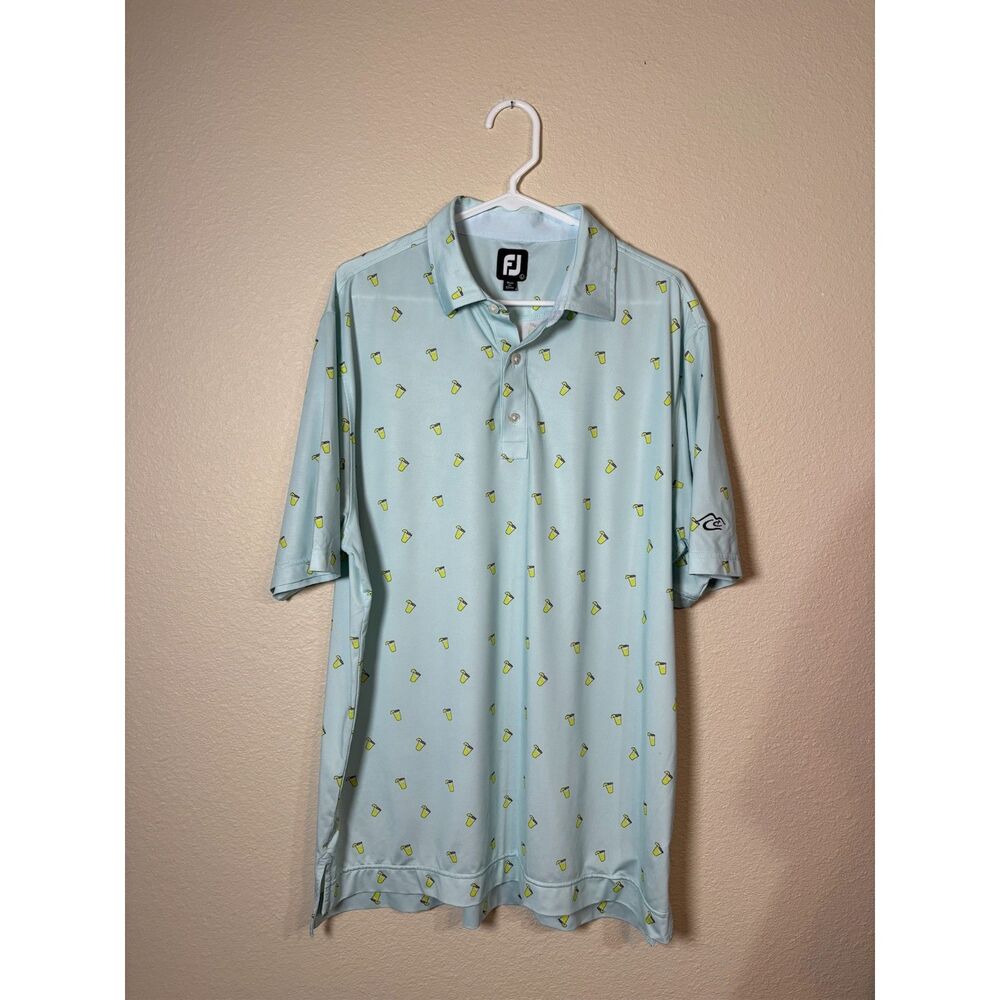 footjoy mens margarita golf polo shirt size L